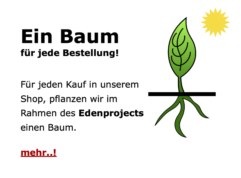 Bäume pflanzen - Edenprojekt