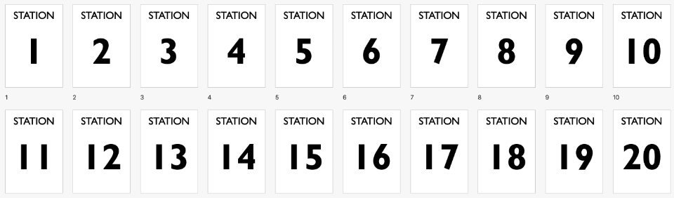 Gratis Stationskarten