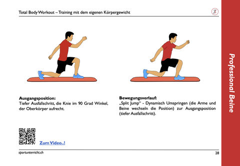 Total Body Workout Split Jump