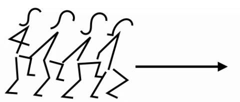 Hüpfstafette