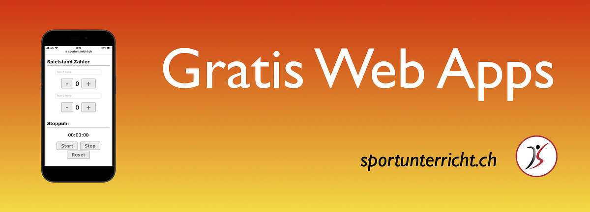 Gratis Web Apps für den Sportunterricht