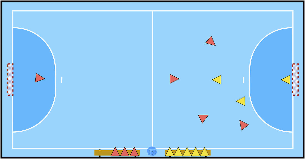 Würfelfussball