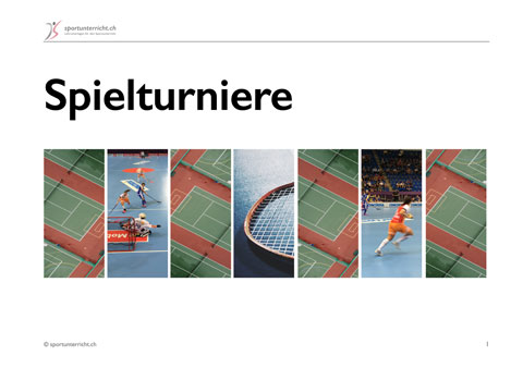Organisation von Spielturnieren